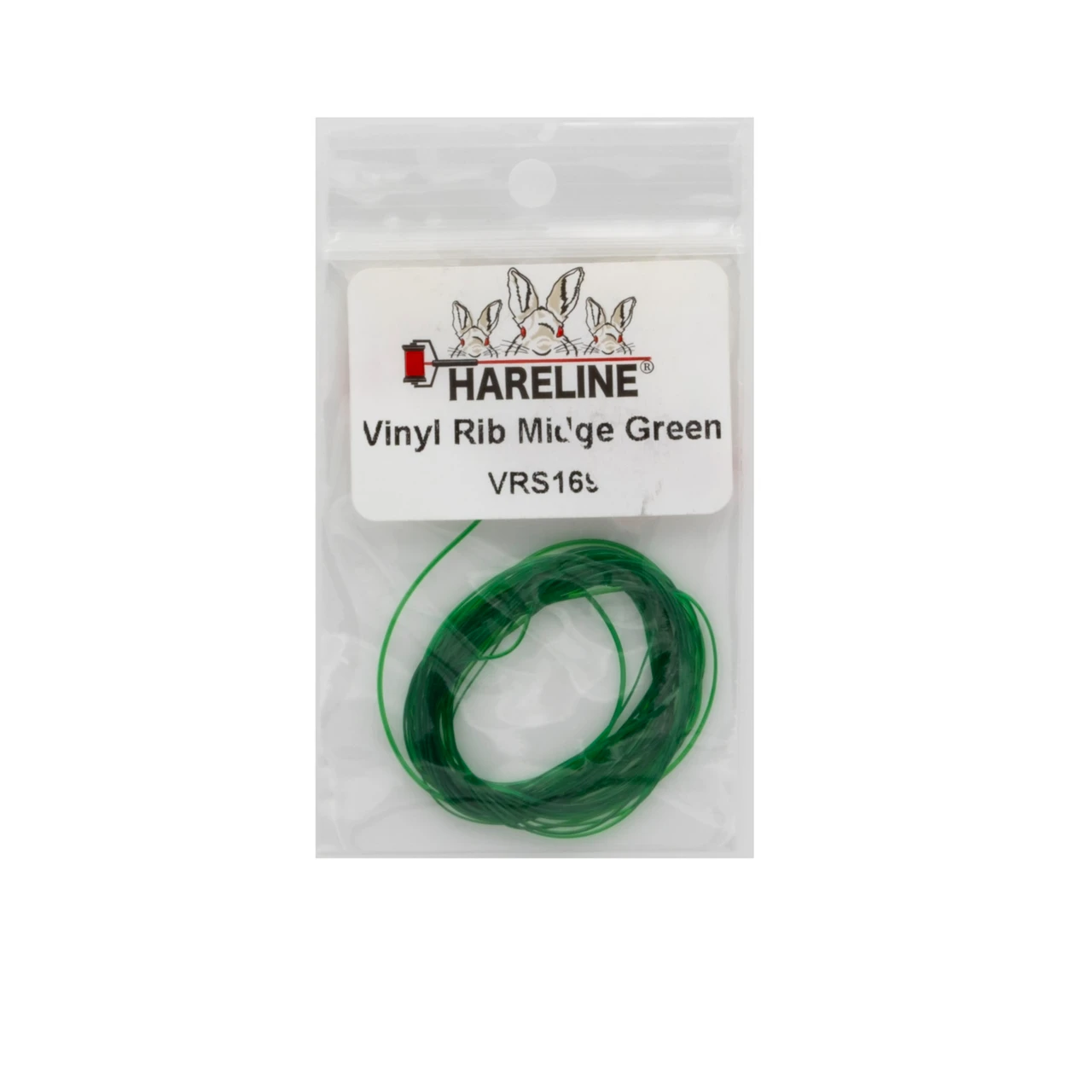 Hareline Vinyl Rib Midge Green