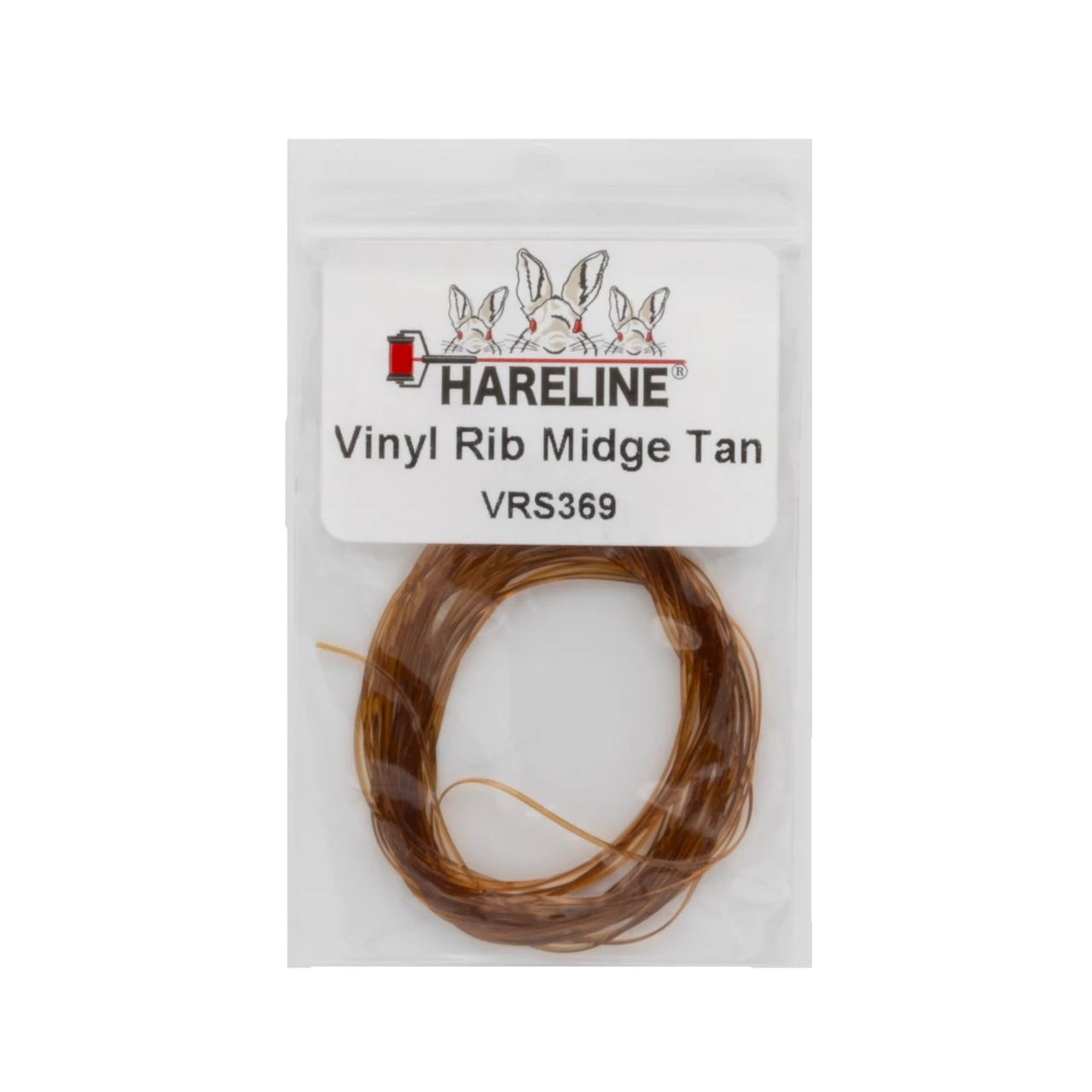 Hareline Vinyl Rib Midge Tan