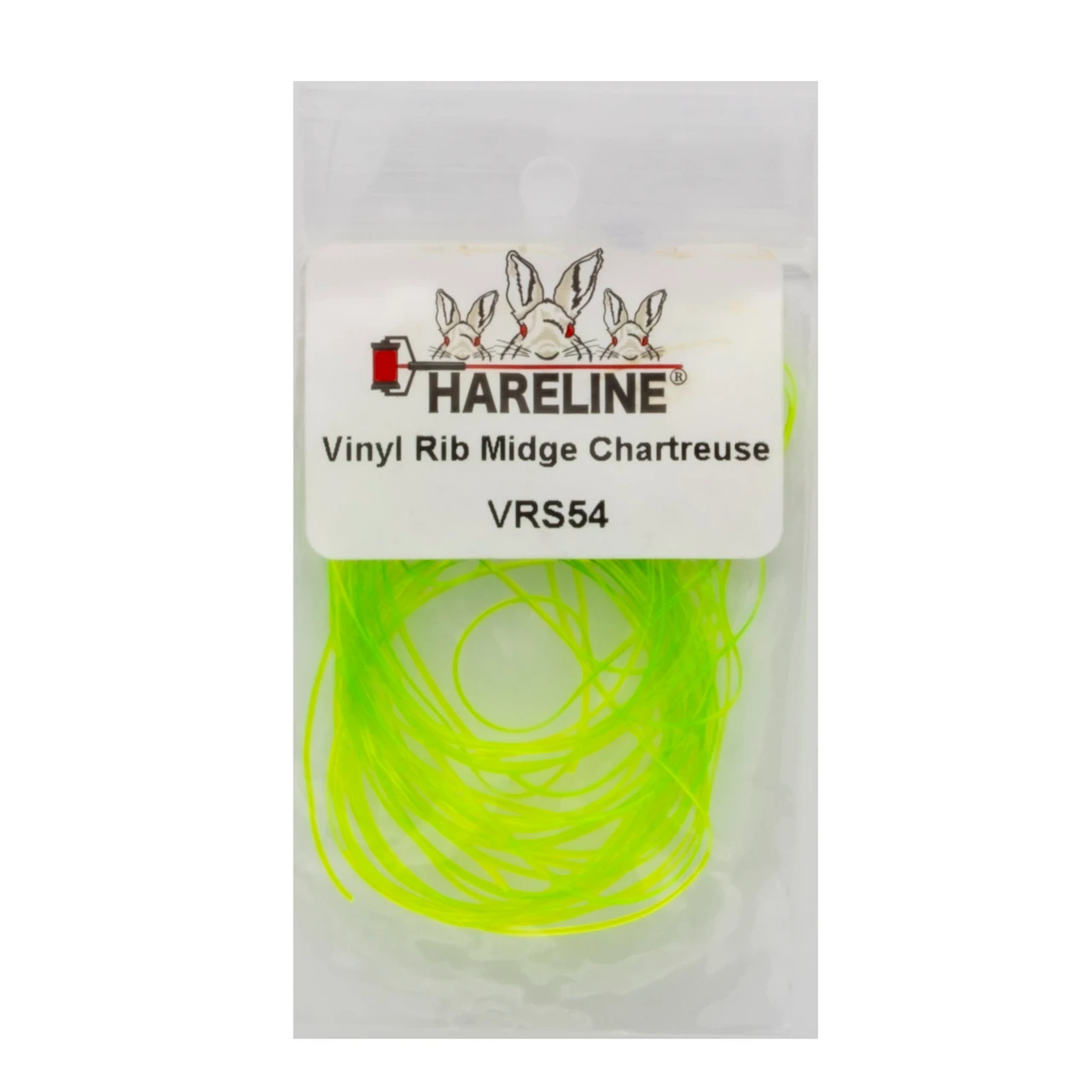 Hareline Vinyl Rib Midge Chartreuse