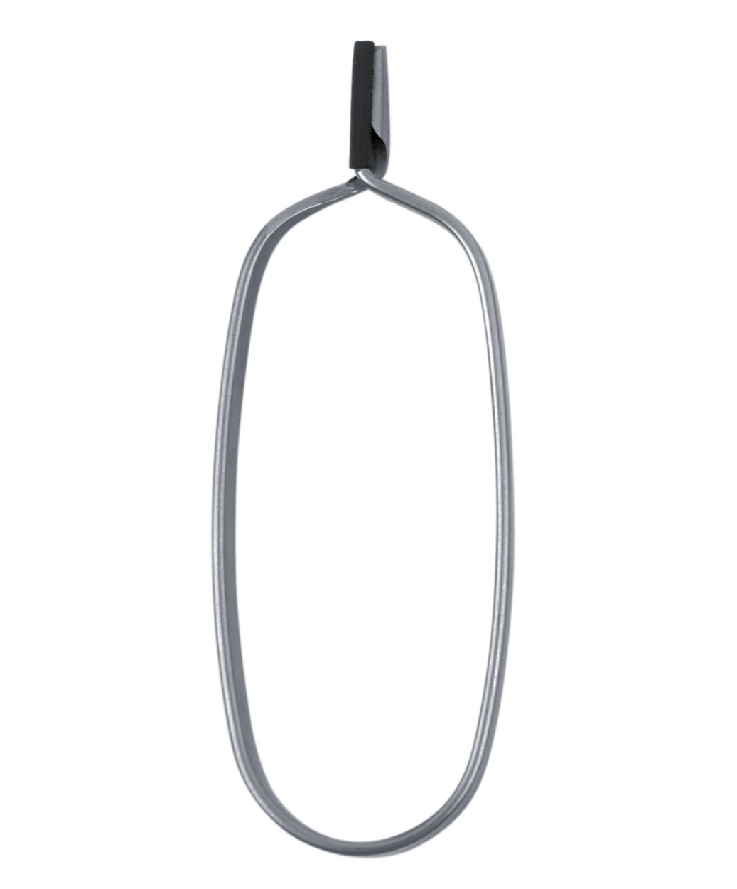 Dr. Slick Hackle Pliers with Rubber Tubing Brass Stainless Steel Non Rotary Stainless Steel