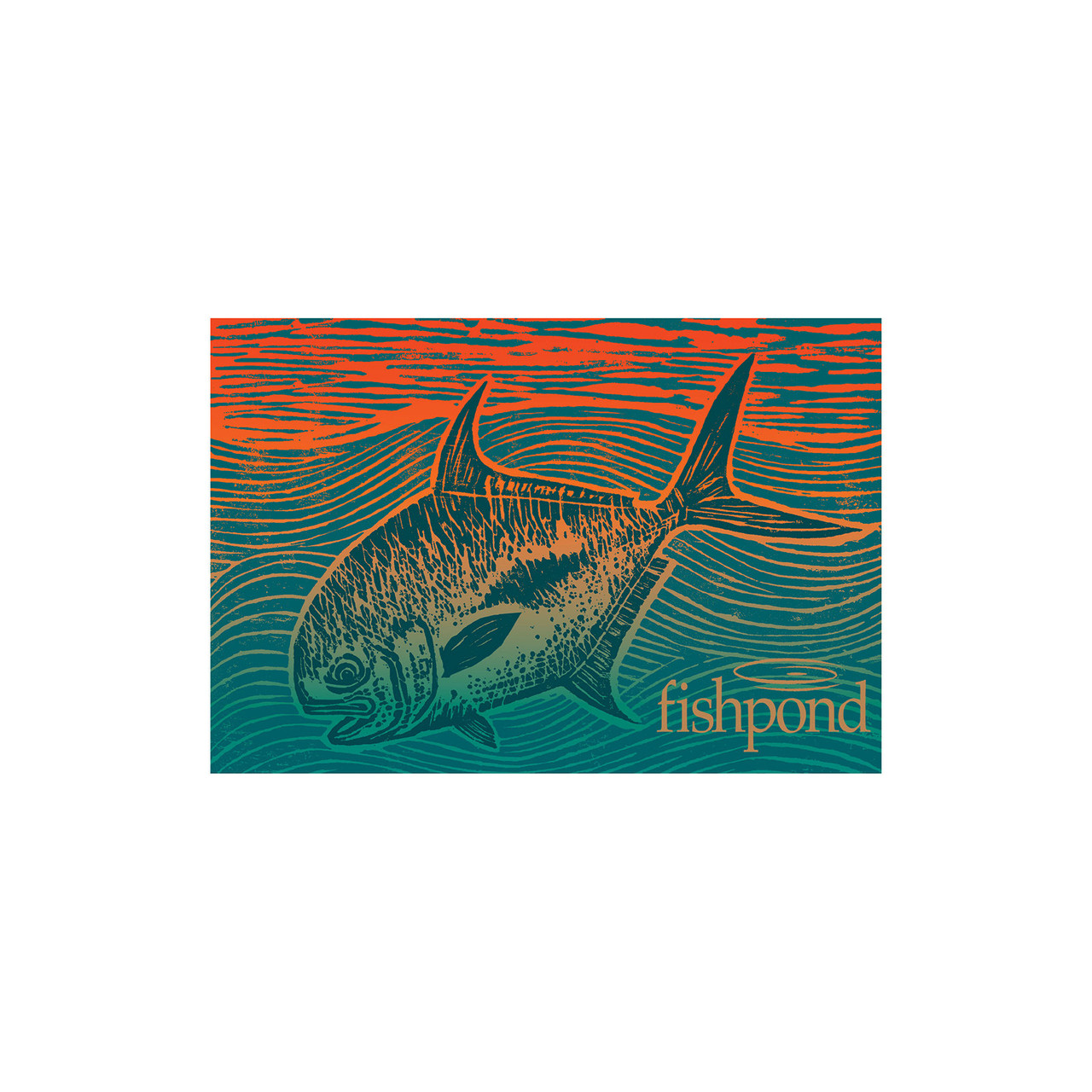 Fishpond Permit Paradise Sticker