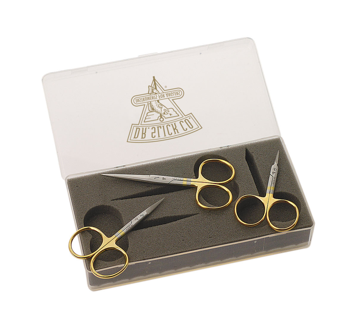 Dr. Slick All Purpose Scissors Gift Set Serrated Blades 3 Pair + Fly Box - view 1