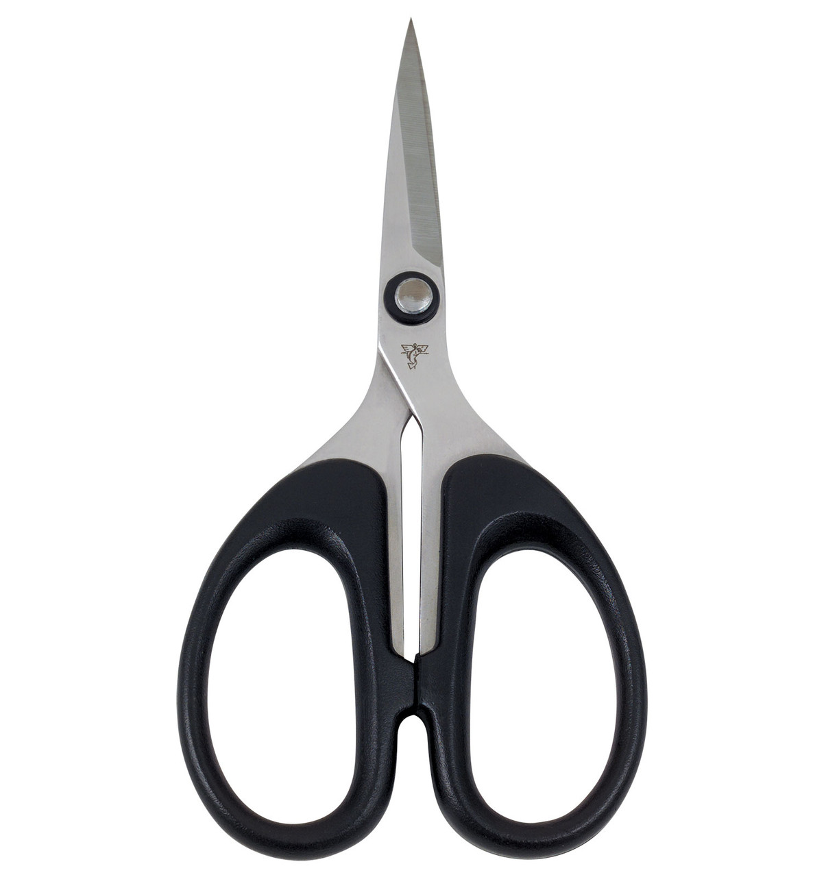 Dr. Slick Synthetics Scissors Straight Serrated Blade for Fly Tying Black