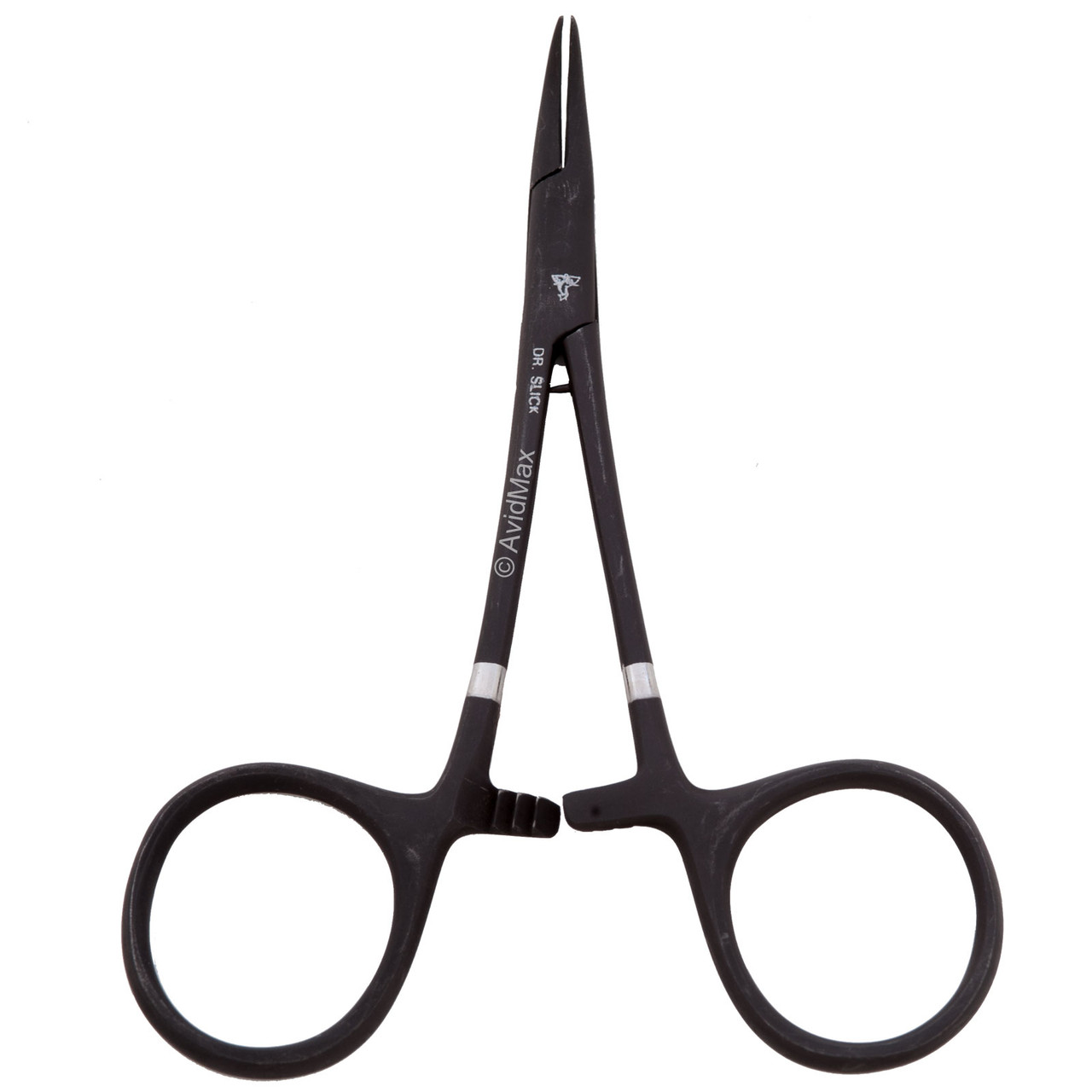 Dr. Slick Spring Creek Clamps Forceps for Fly Fishing Tool Black Curved