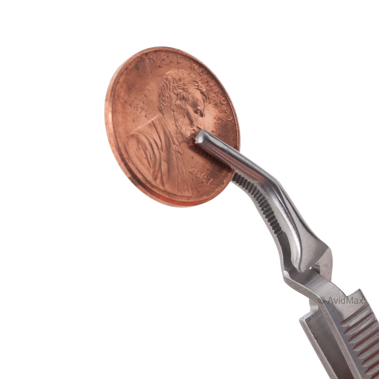 Dr. Slick Extra-Hand Fly Tweezer Fly Tying Fishing Gold Satin Self Closing