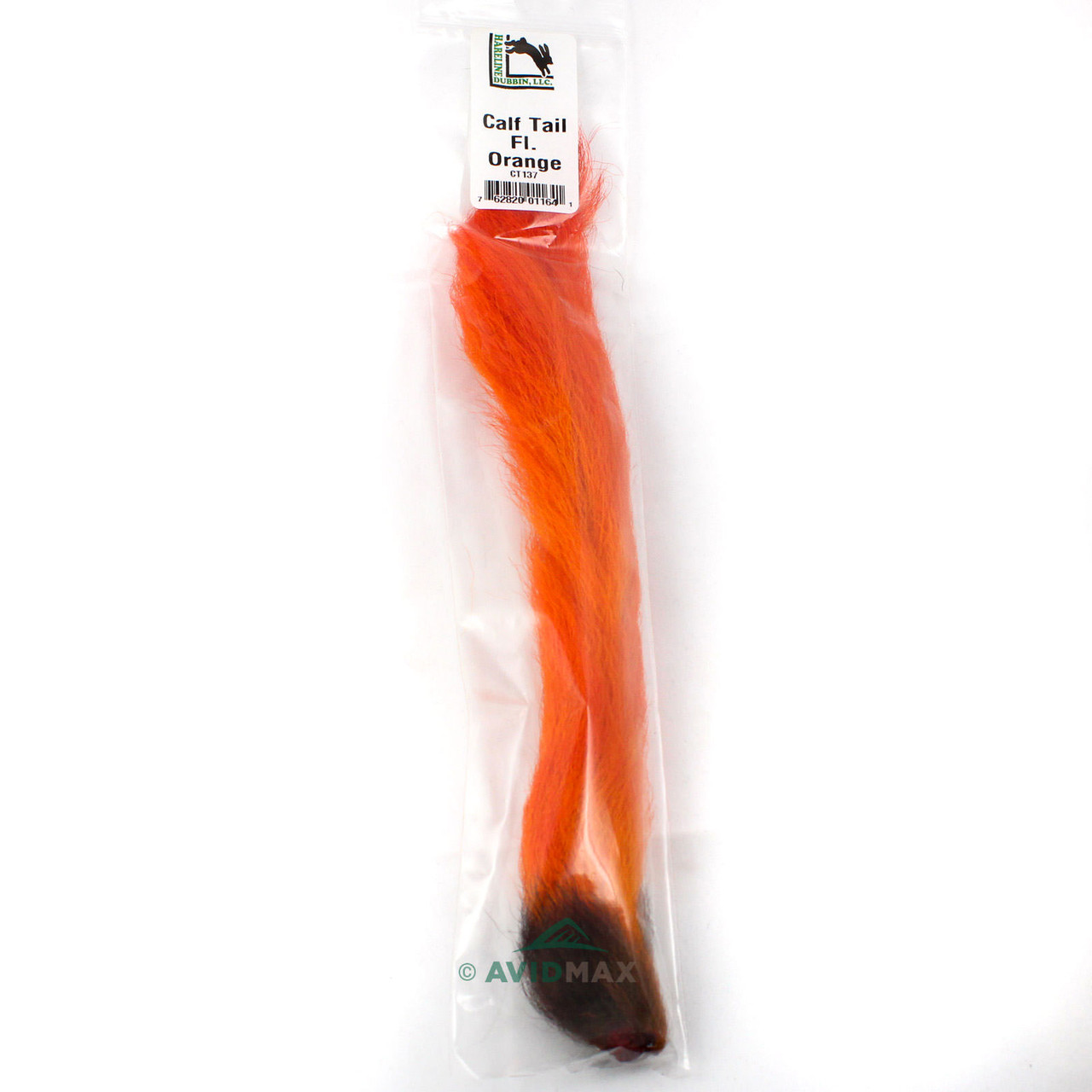 Hareline Calf Tail Fluorescent Orange
