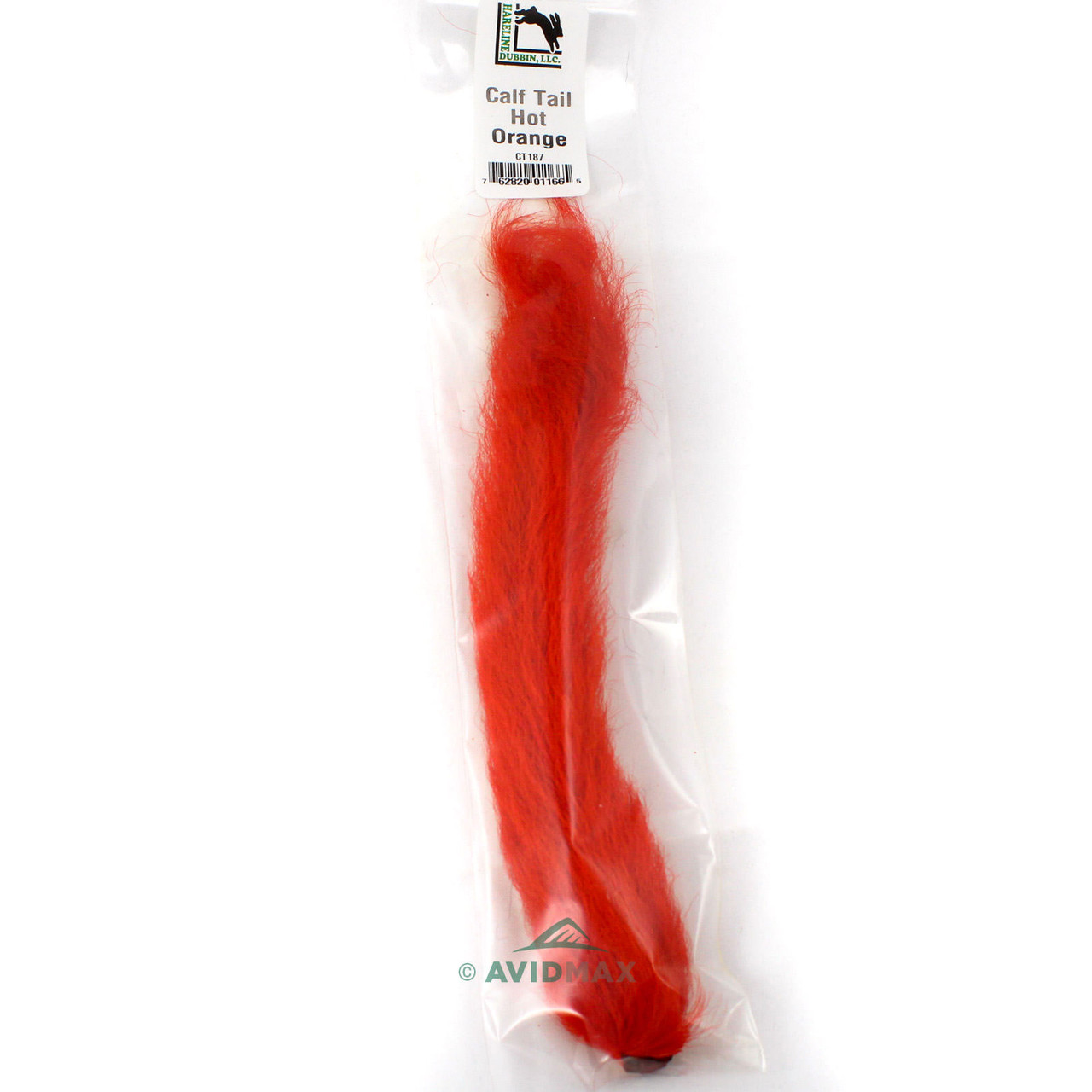 Hareline Calf Tail Hot Orange