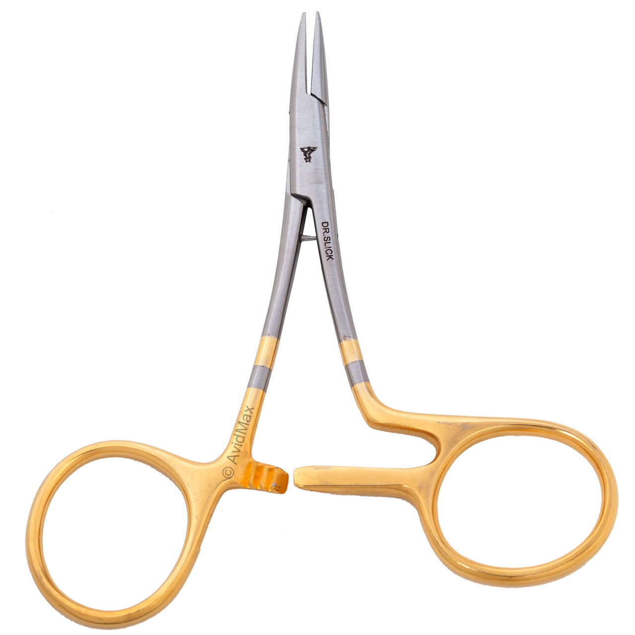 Dr. Slick Twisted Loop Clamps Forceps for Fly Fishing Straight Jaw Tool