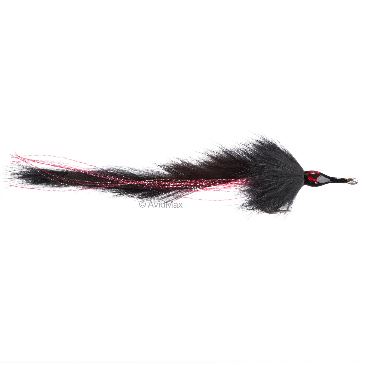 Umpqua Barry's Black Pike Popper Fly Fishing Flies