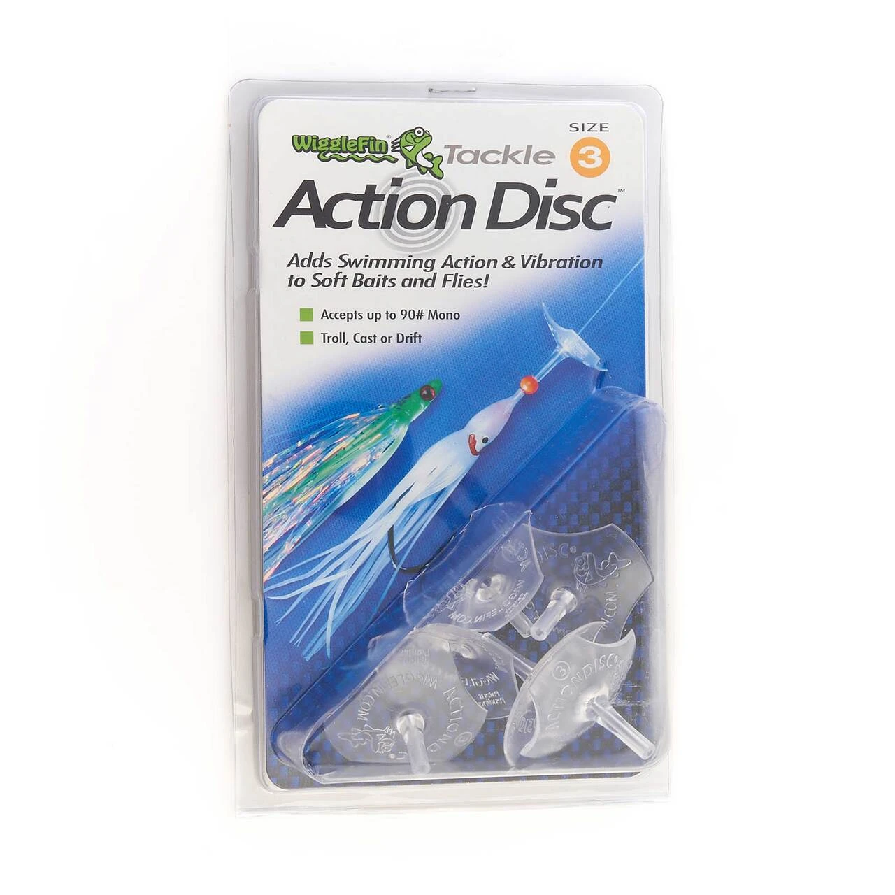 Wigglefin Tackle Action Discs Size 3