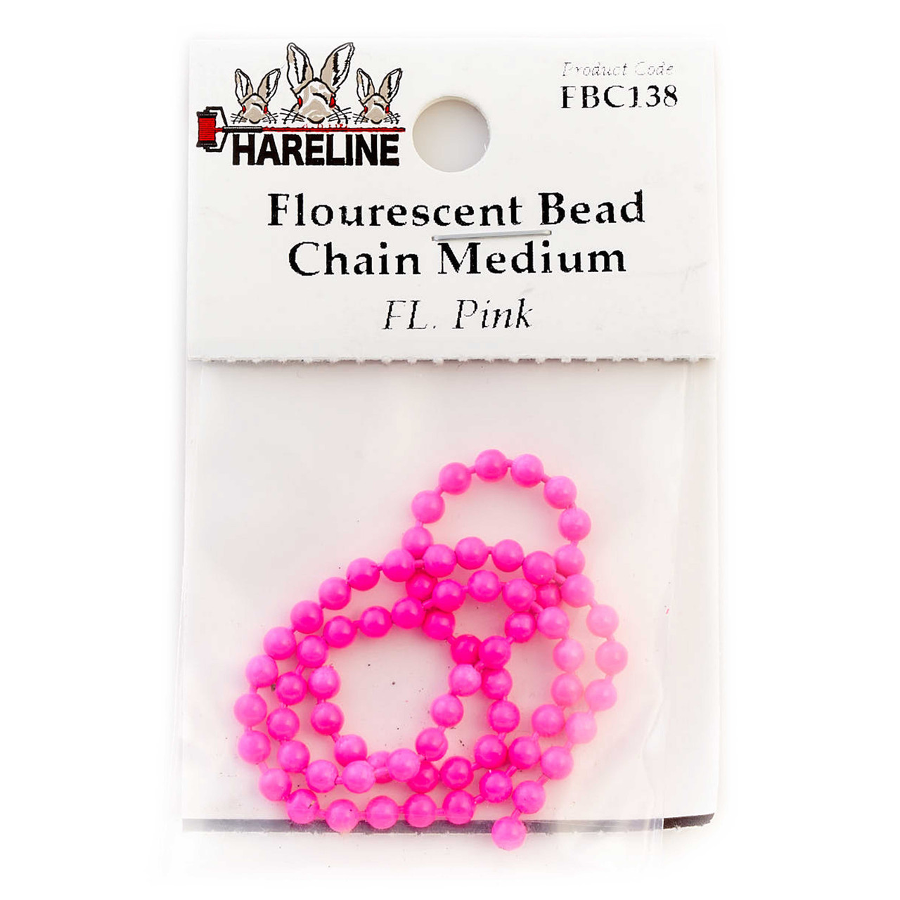 Hareline Flurescent Bead Chain