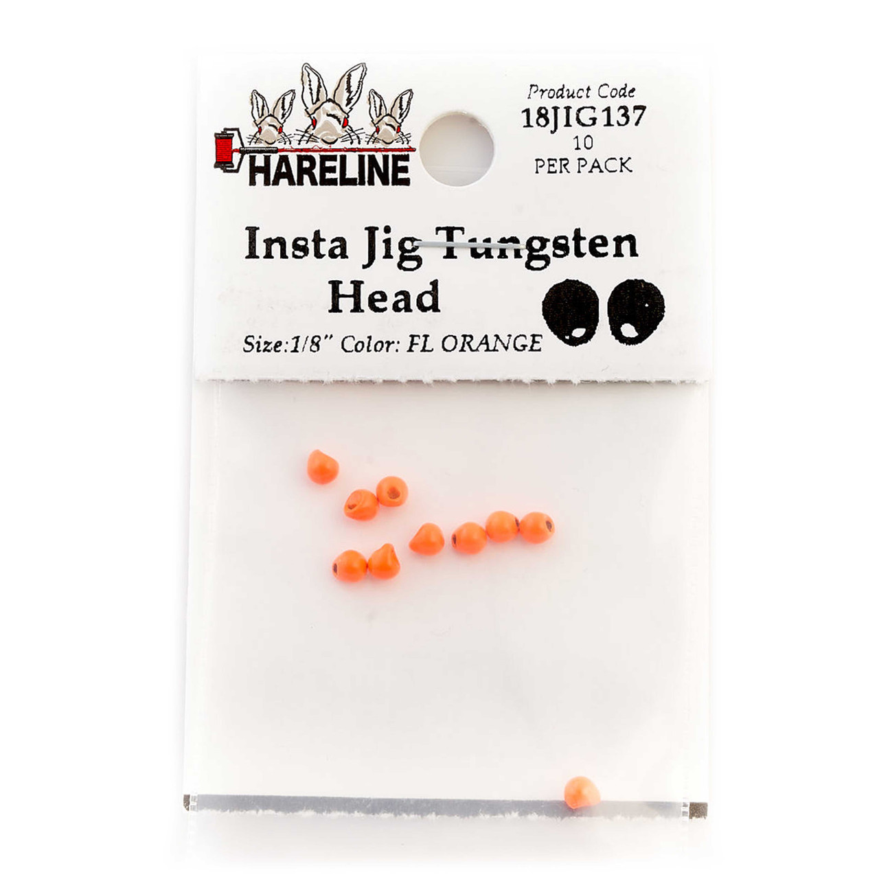 Hareline Tungsten Insta Jig Heads