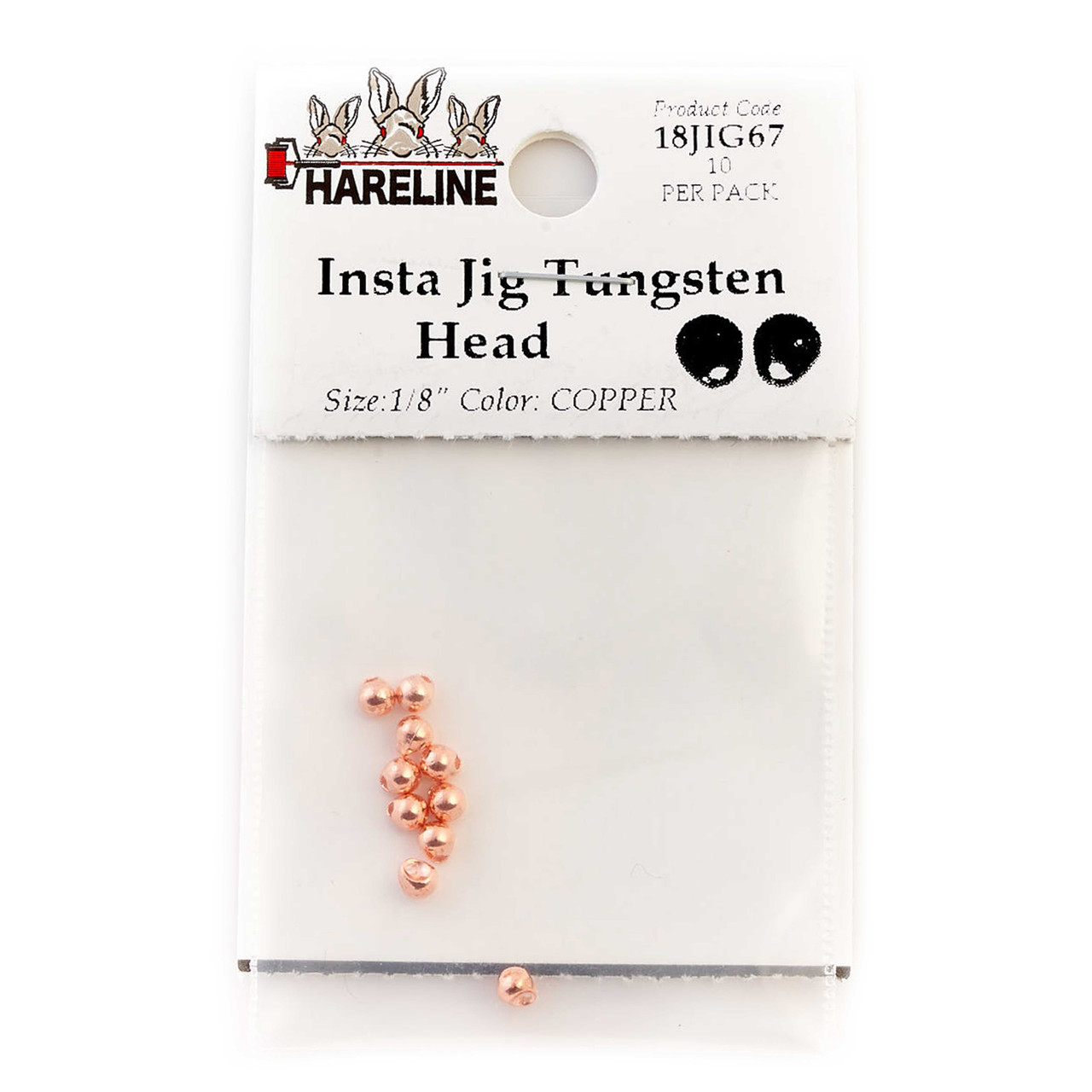 Hareline Tungsten Insta Jig Heads