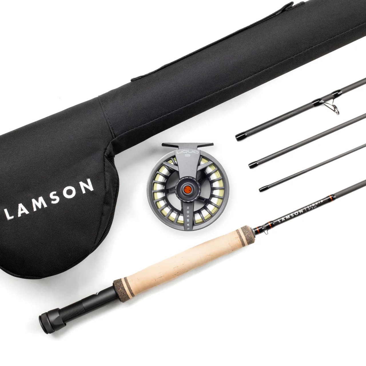 Lamson Liquid Rod & Reel Outfit w/ Fly Line Leader and Backing