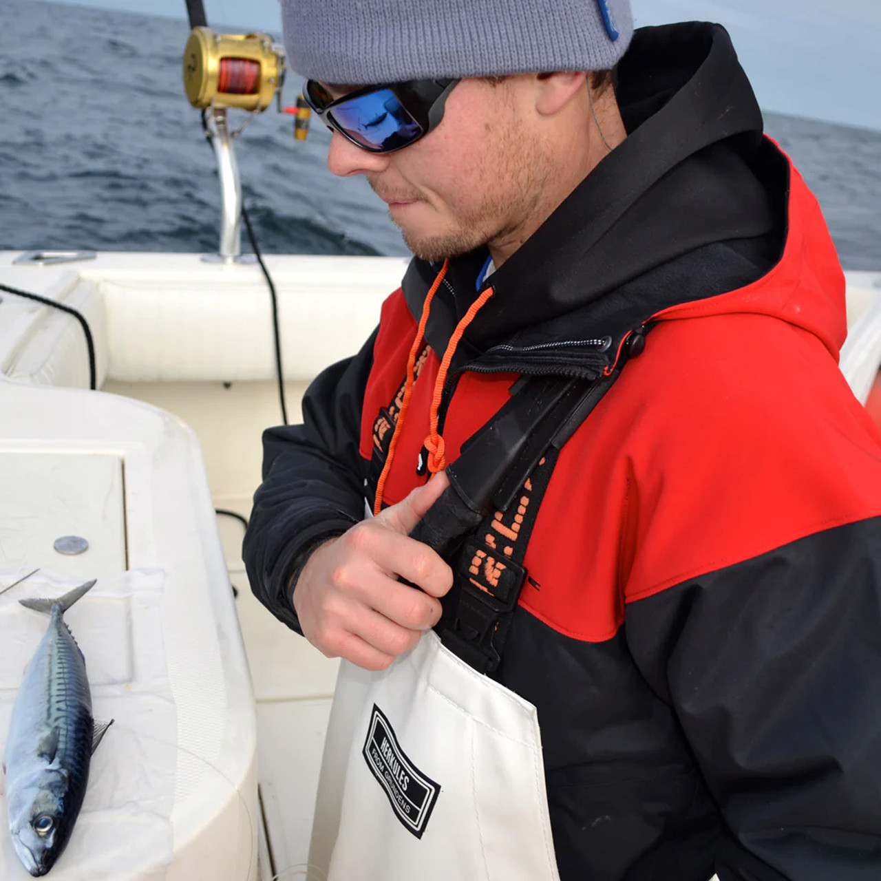 Grundens Technical Deck Knife with sheath