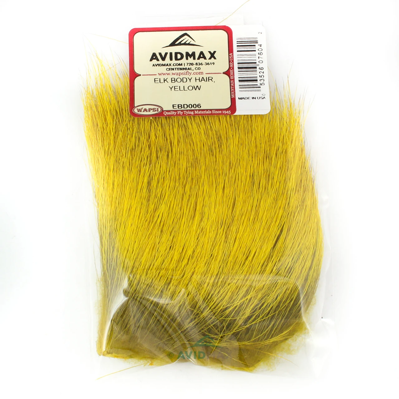 Wapsi Elk Body Hair Yellow