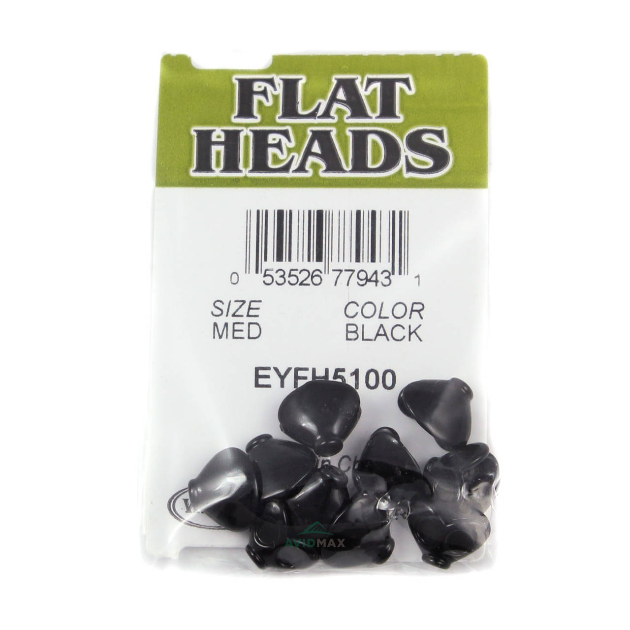 Wapsi Flat Heads Medium Black