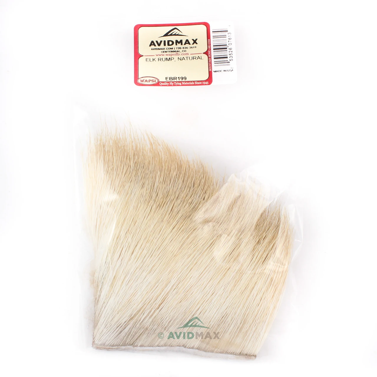 Wapsi Elk Rump Hair Natural