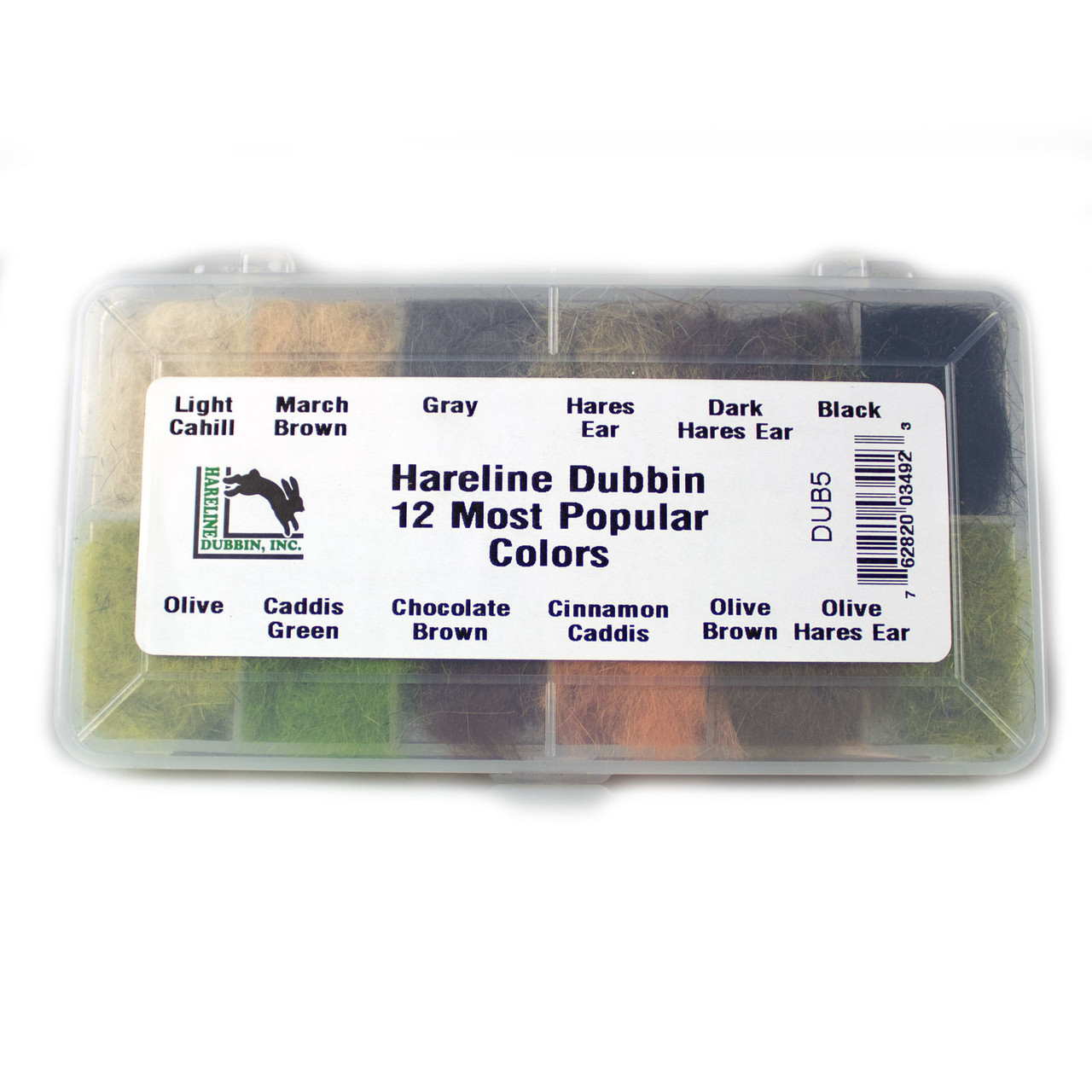 Hareline Dubbin Dispenser Natural Rabbit Hair Fly Tying Material