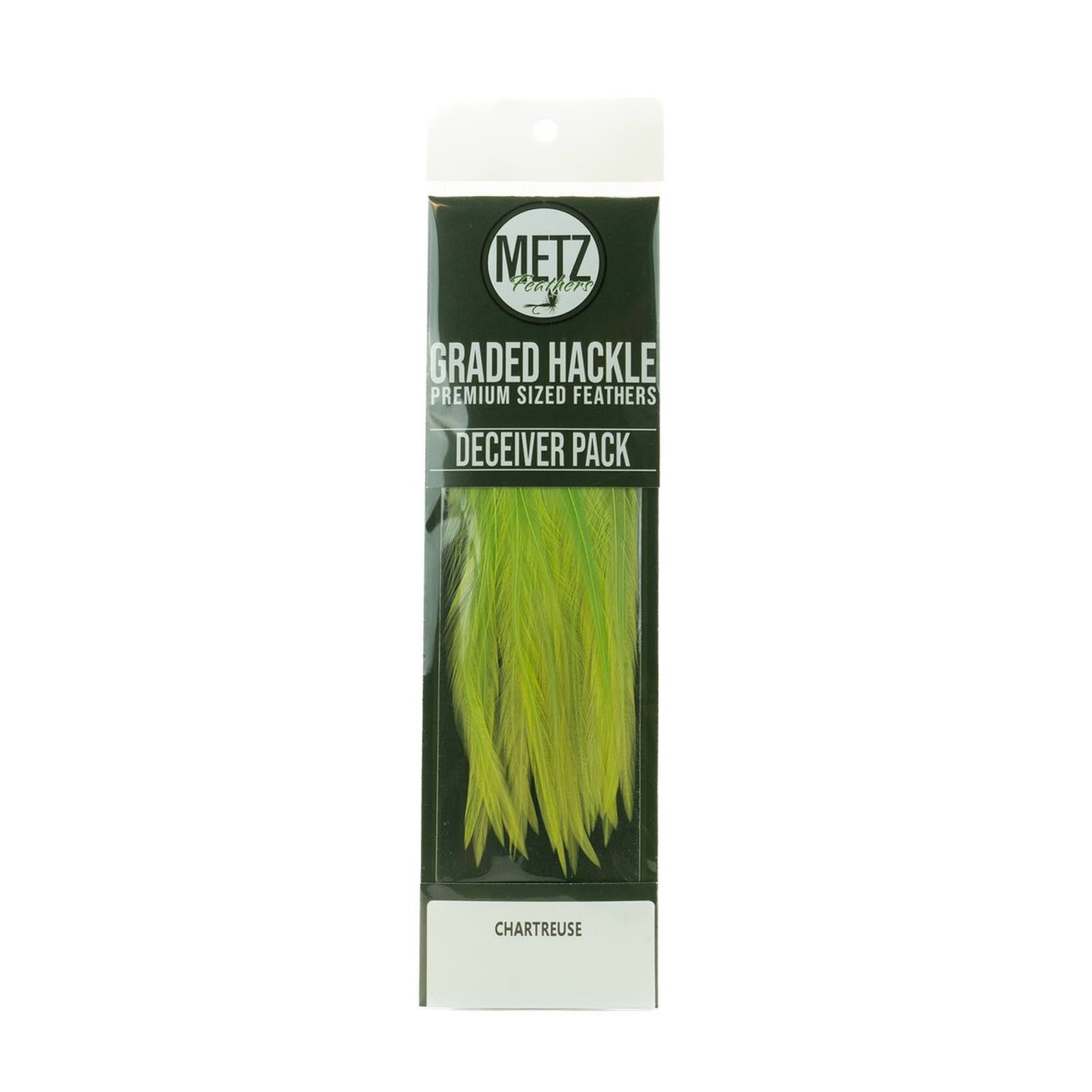 Metz Deceiver Streamer Hackle Pack Chartreuse