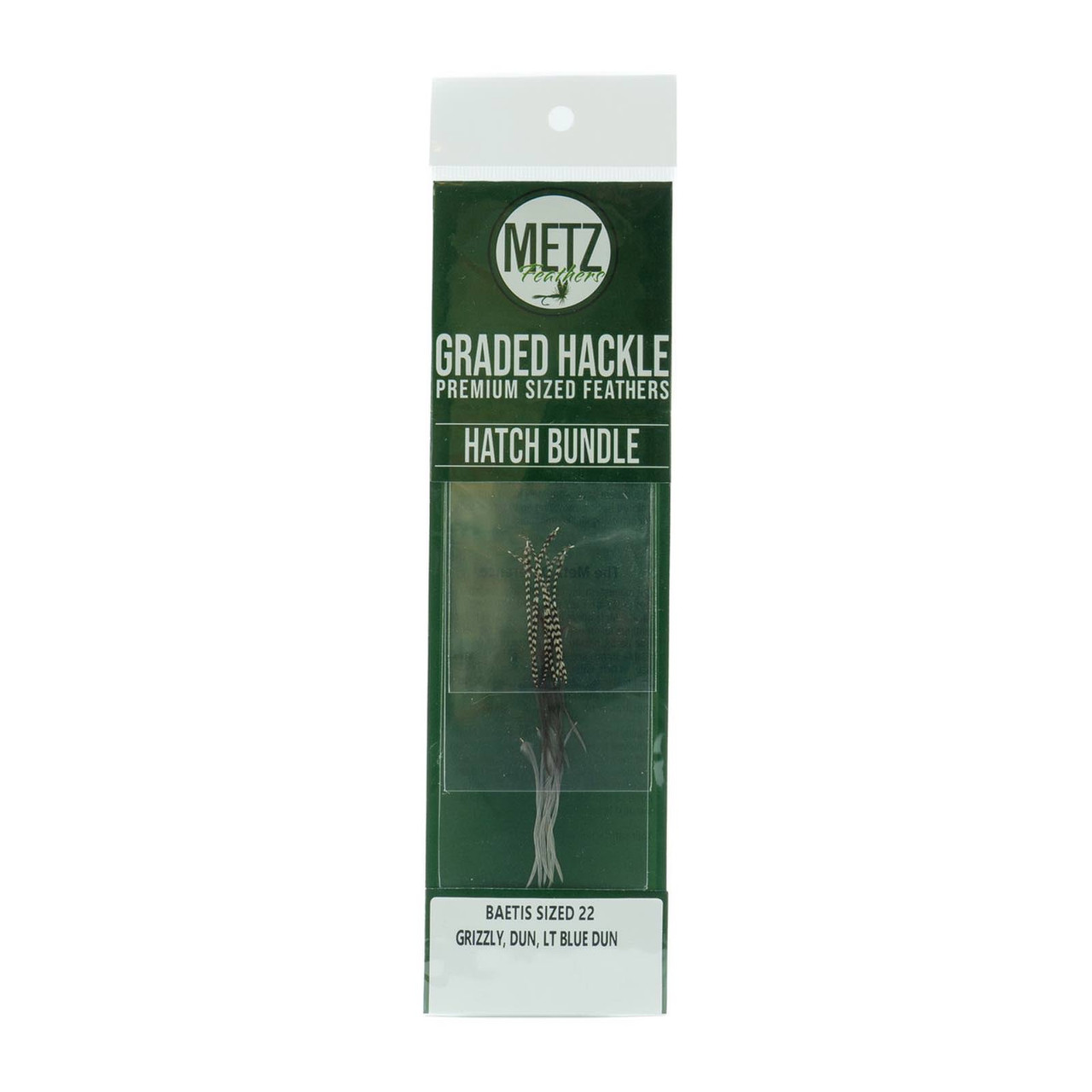 Metz Hatch Hackle Bundle 22 Baetis
