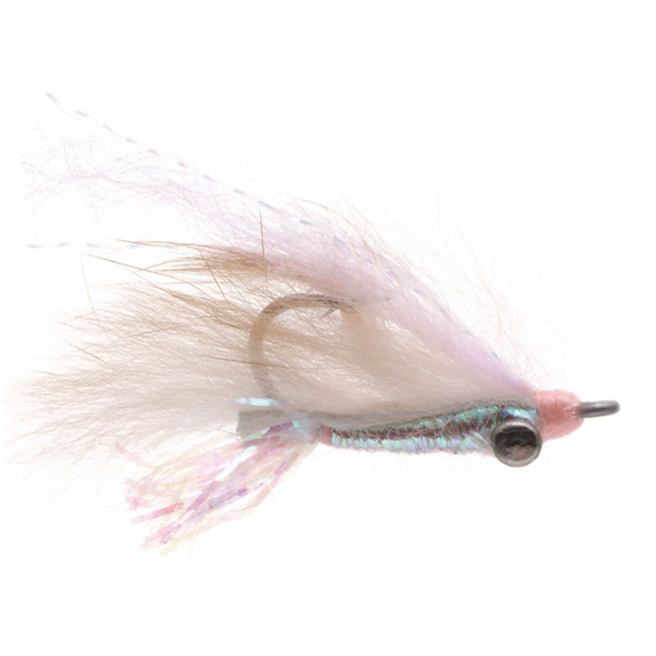Umpqua Bonefish Scampi With Beadchain Eyes Pink 2 Pack