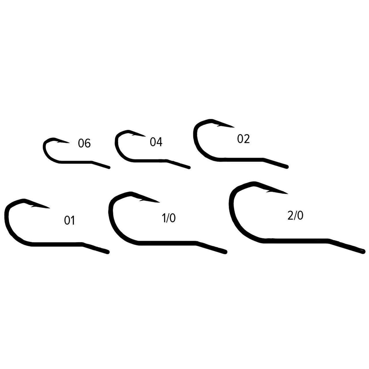 Umpqua X-Series XS435 BN5X Bendback Fly Tying Hook - view 1