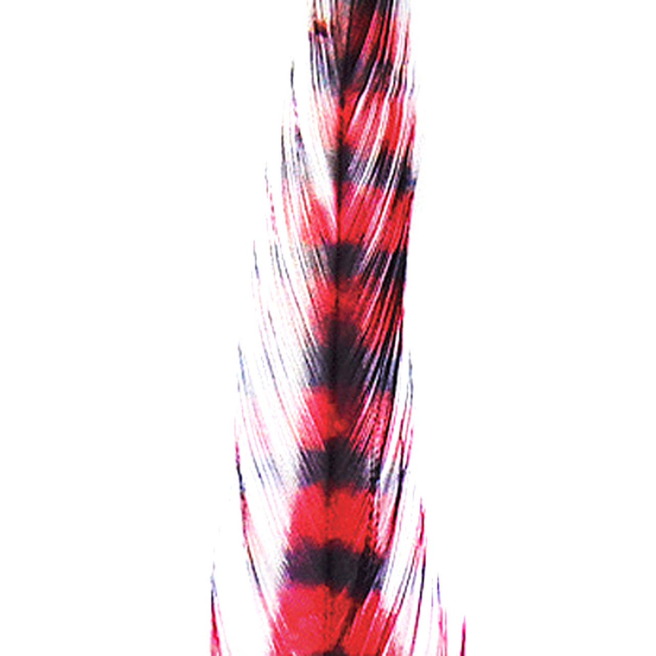 MFC Barred Saddle Hackle Red/Black