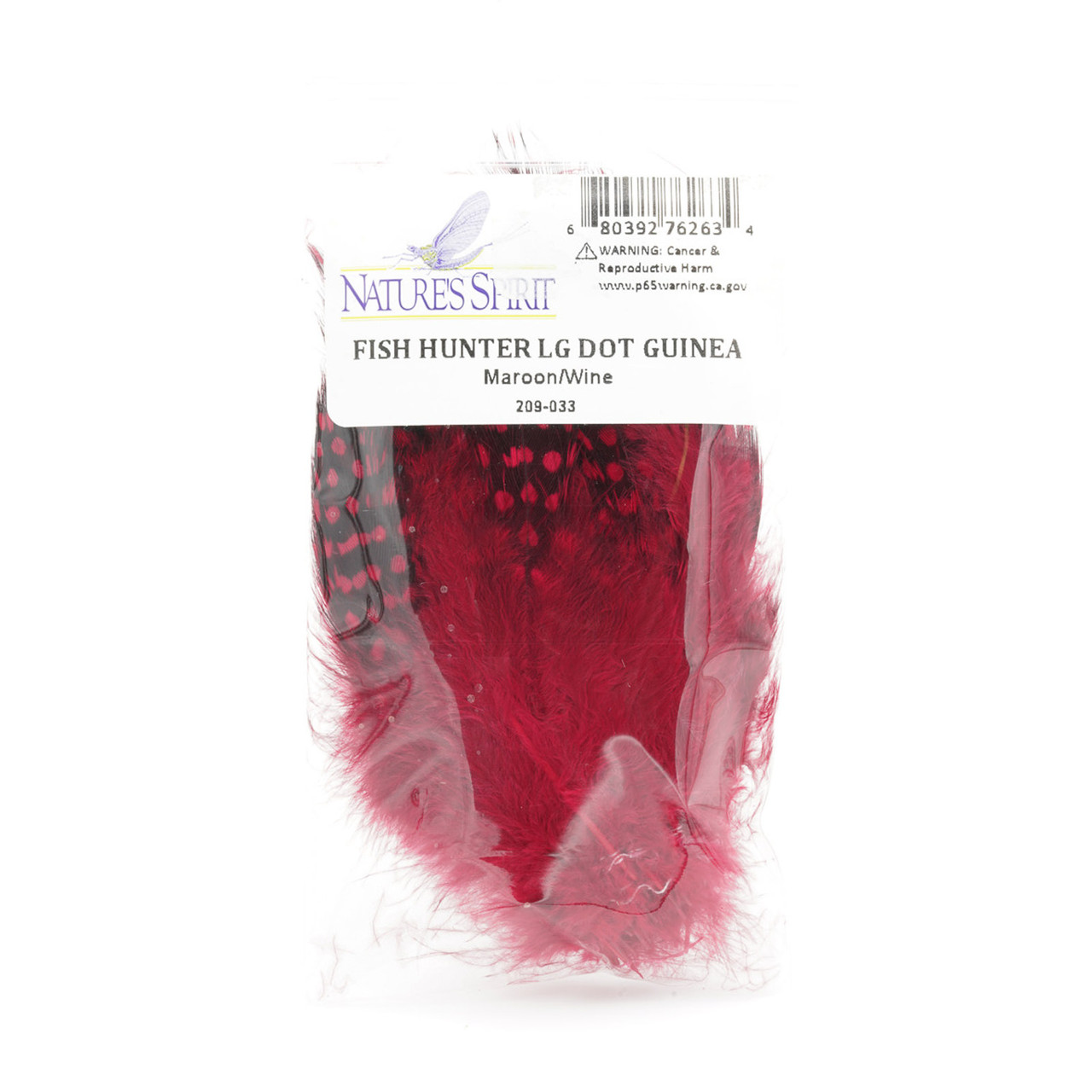 Fish Hunter Large Dot Guinea Feathers