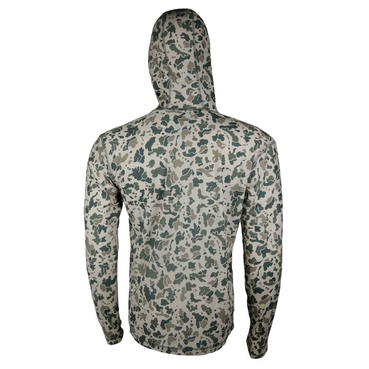 RepYourWater Retro Camo Merino Wool Blend Sun Hoody RepYourWater Retro Camo Merino Wool Blend Sun Hoody