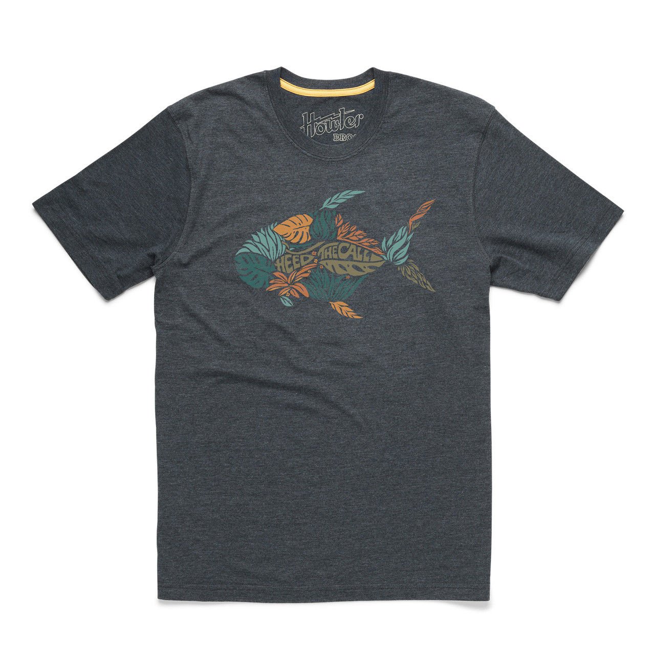 Howler Brothers Select T - Permit Foliage: Charcoal Heather