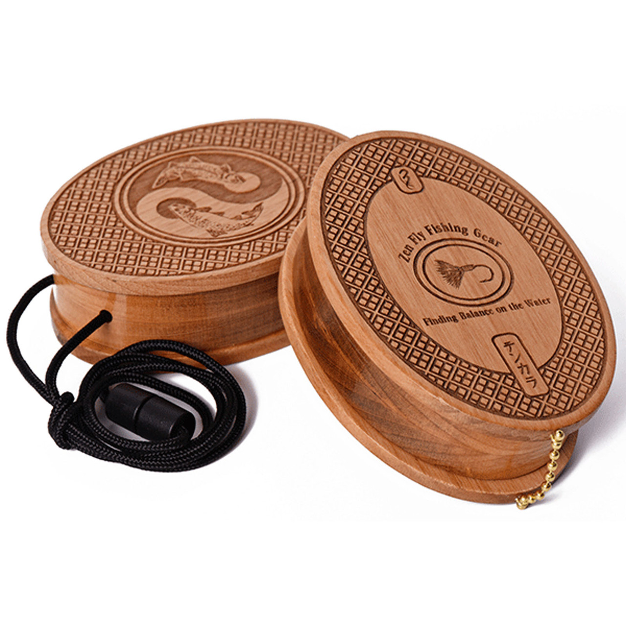 Zen Tenkara Hand Crafted Wooden Fly Box Pocket Size or Lanyard Compatible