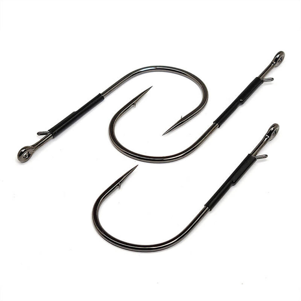 Gamakatsu Heavy Cover Worm Hooks with Wire Keepe - view 1