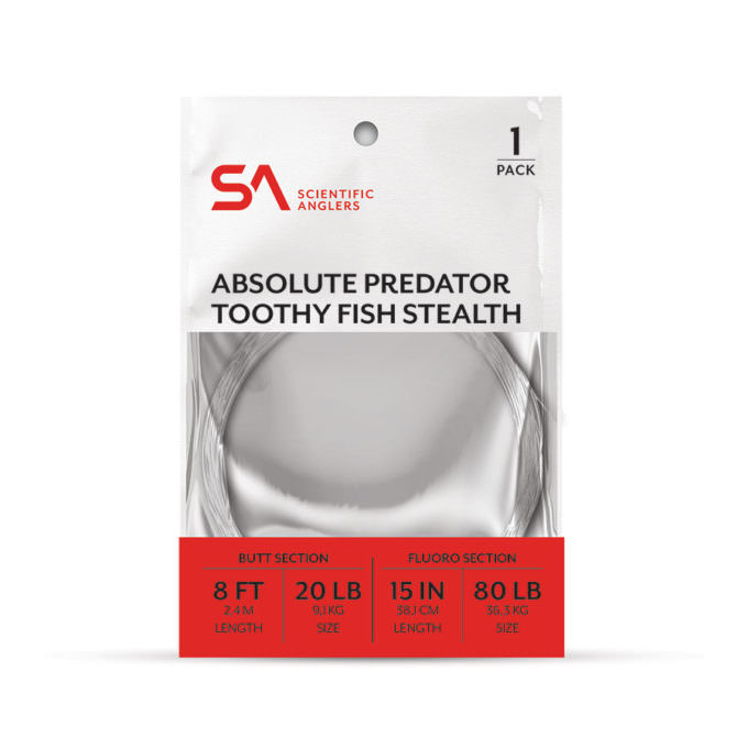 Scientific Anglers Absolute Predator Tooth Fish Stealth Leader
