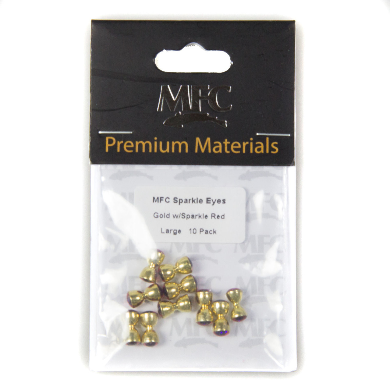 MFC Sparkle Dumbbell Eyes Gold/Sparkle Red Large