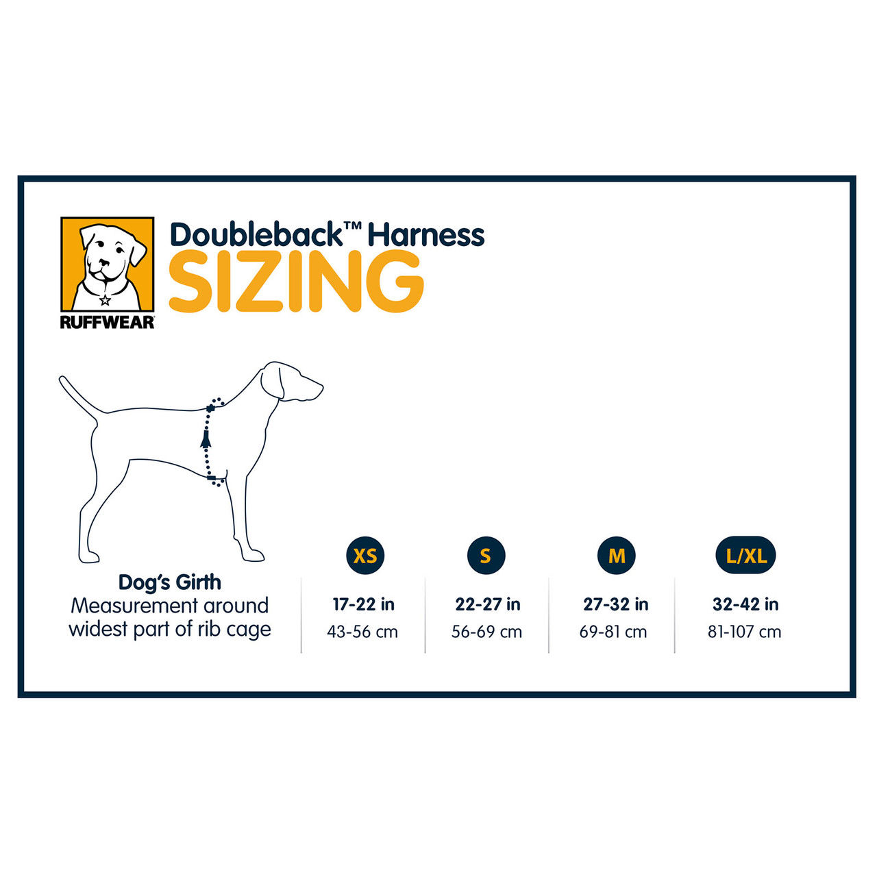 Ruffwear DoubleBack Safety Belay Dog Harness Climbing Harness