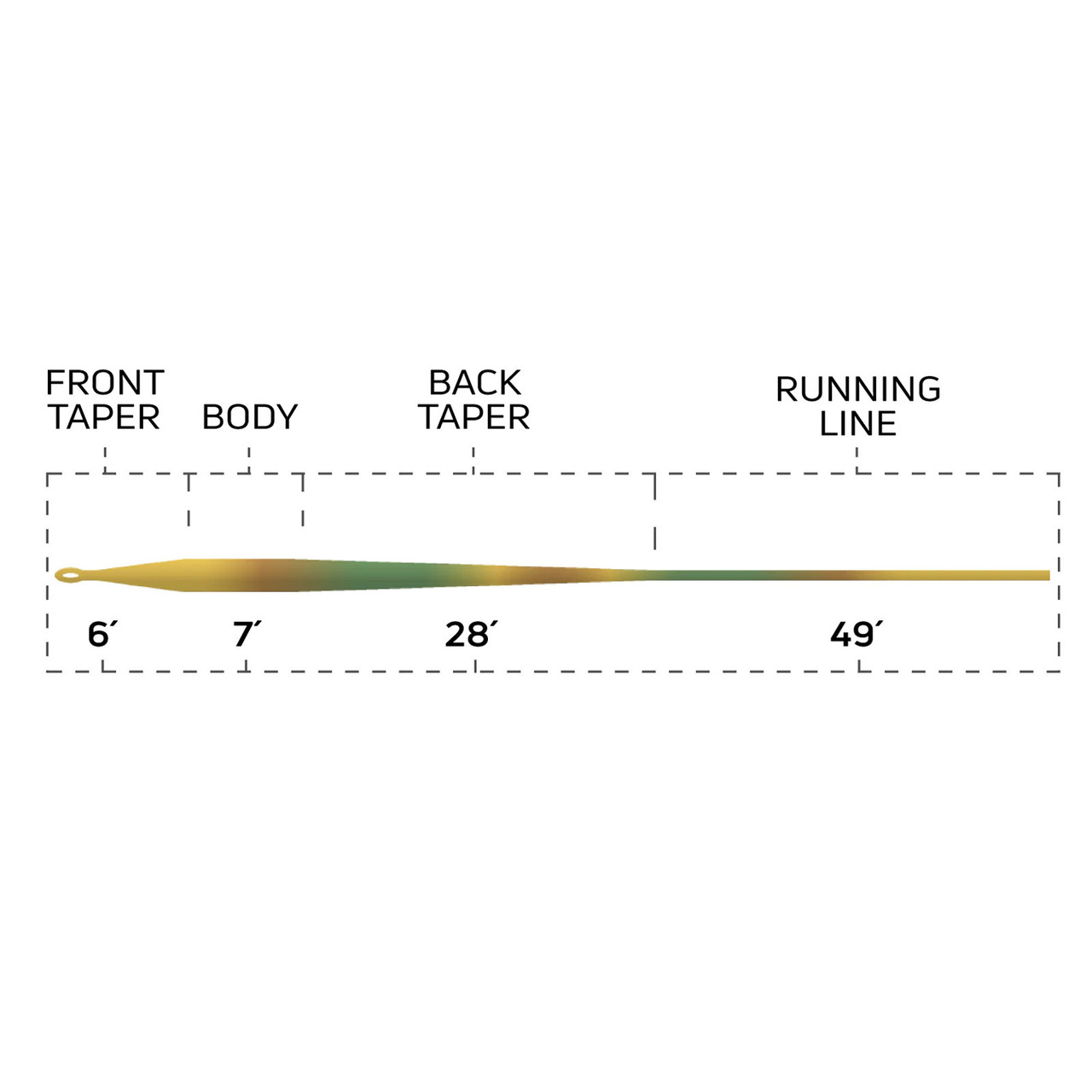 Cortland 444 Clear Camo Intermediate Fly Line