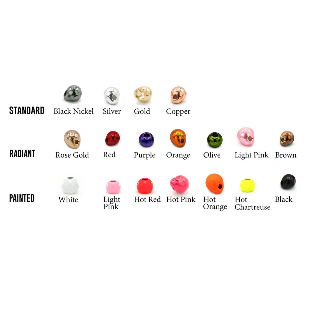 Umpqua Radiant Slotted Tungsten Bead