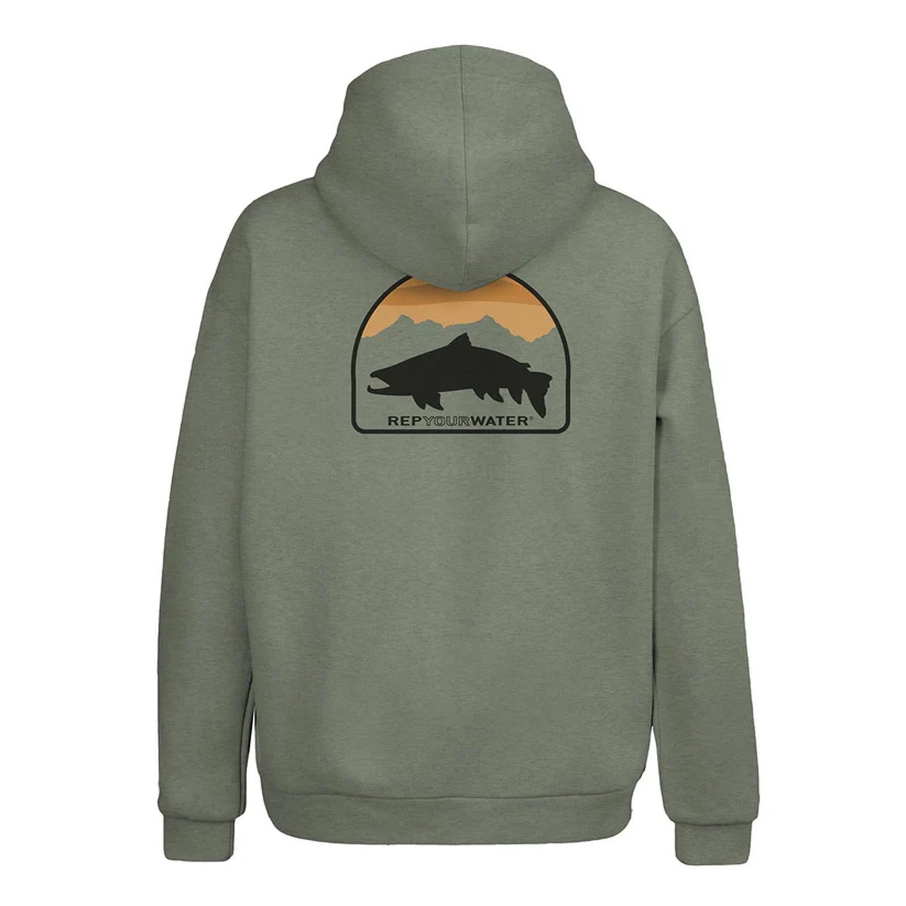 RepYourWater Recycled Saddleback Hooded Sweatshirt Backcountry Trout
