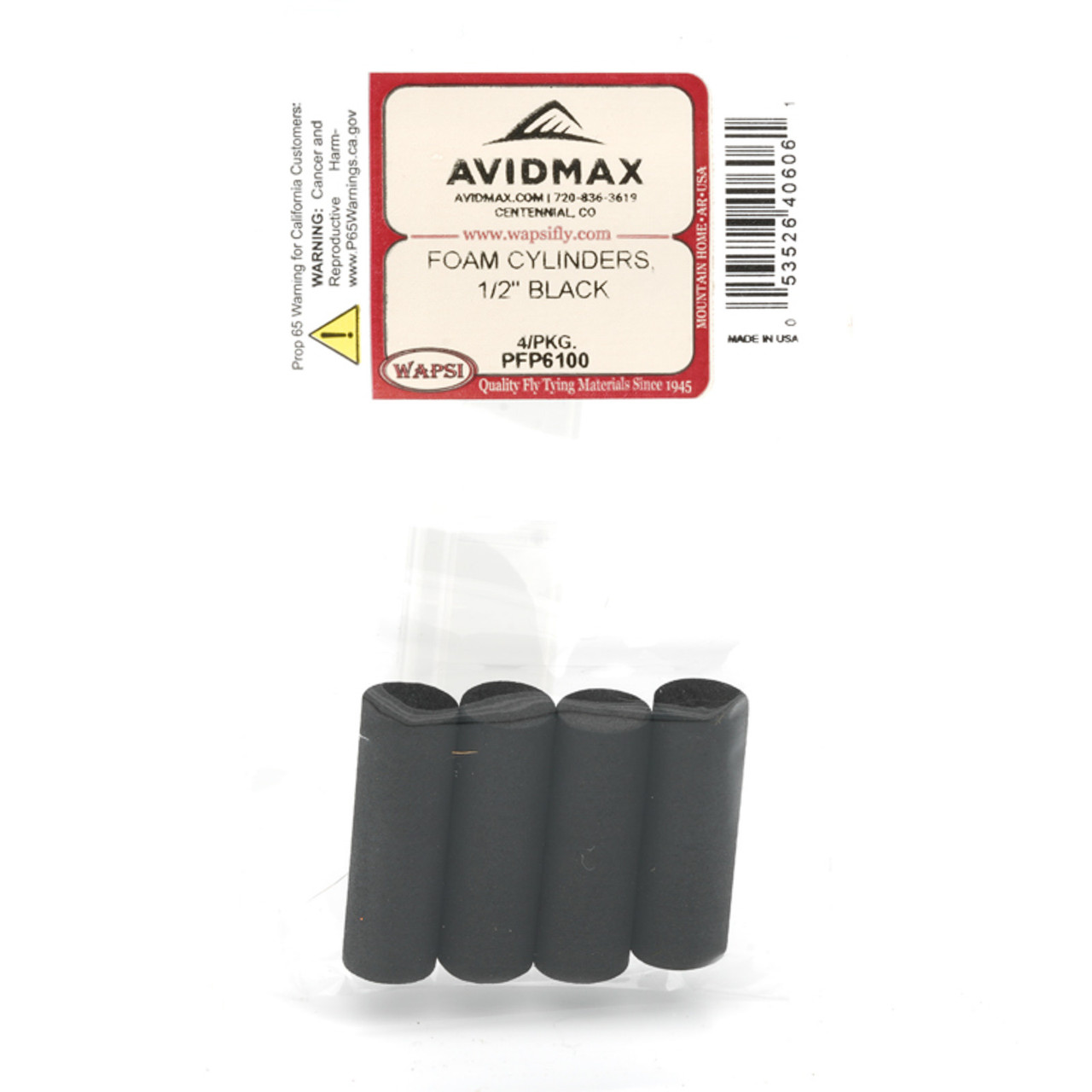 Wapsi Foam Cylinders