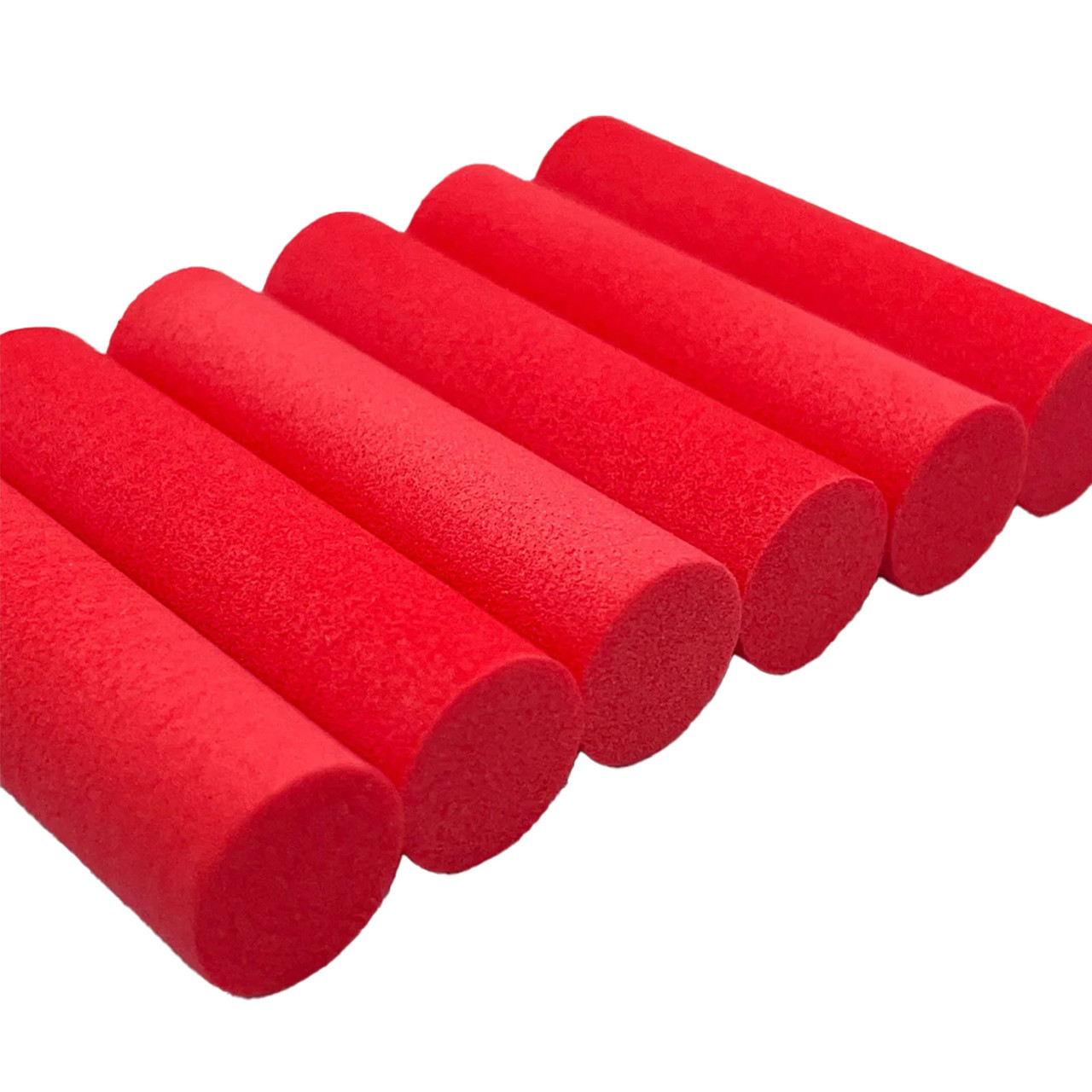 Wapsi Foam Cylinders 1/2 in Red