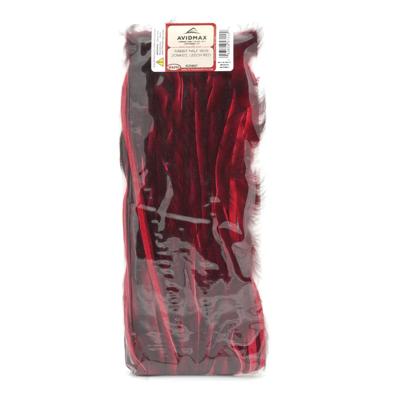 Wapsi Rabbit Half Skin Zonked Leech Red