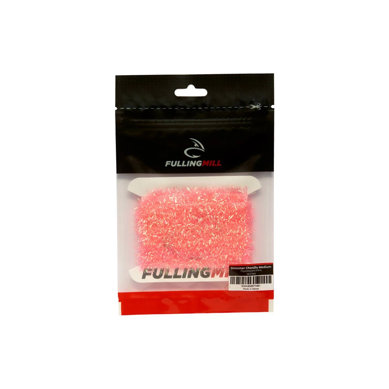 Fulling Mill Shimmer Chenille Medium Fluorescent Pink