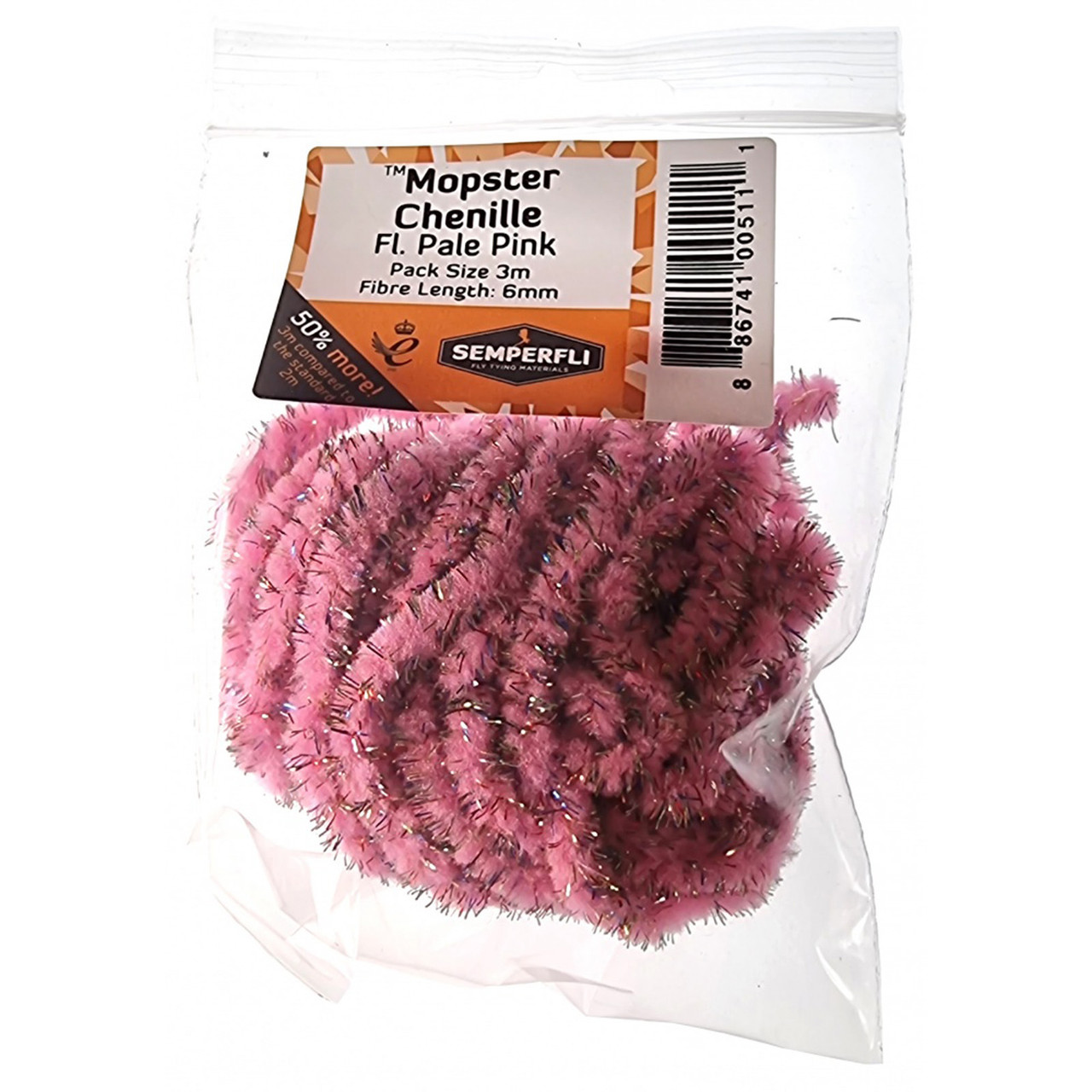Semperfli Mopster Mop Chenille Fluoro Pale Pink