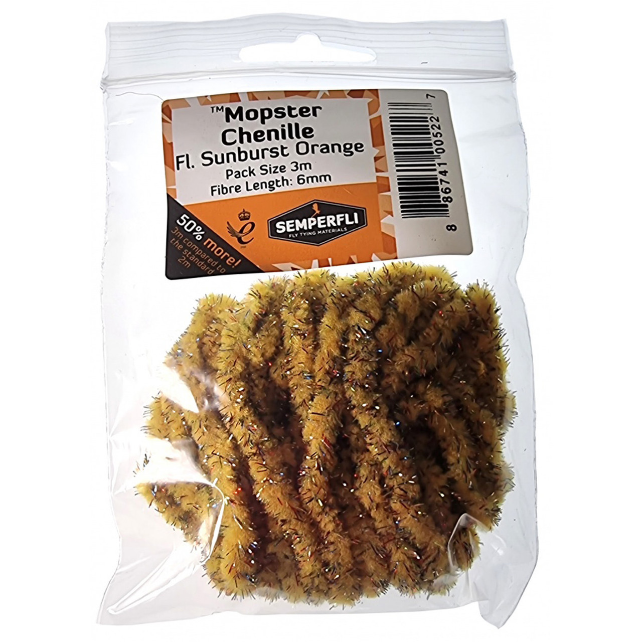 Semperfli Mopster Mop Chenille Fluoro Sunburst Orange