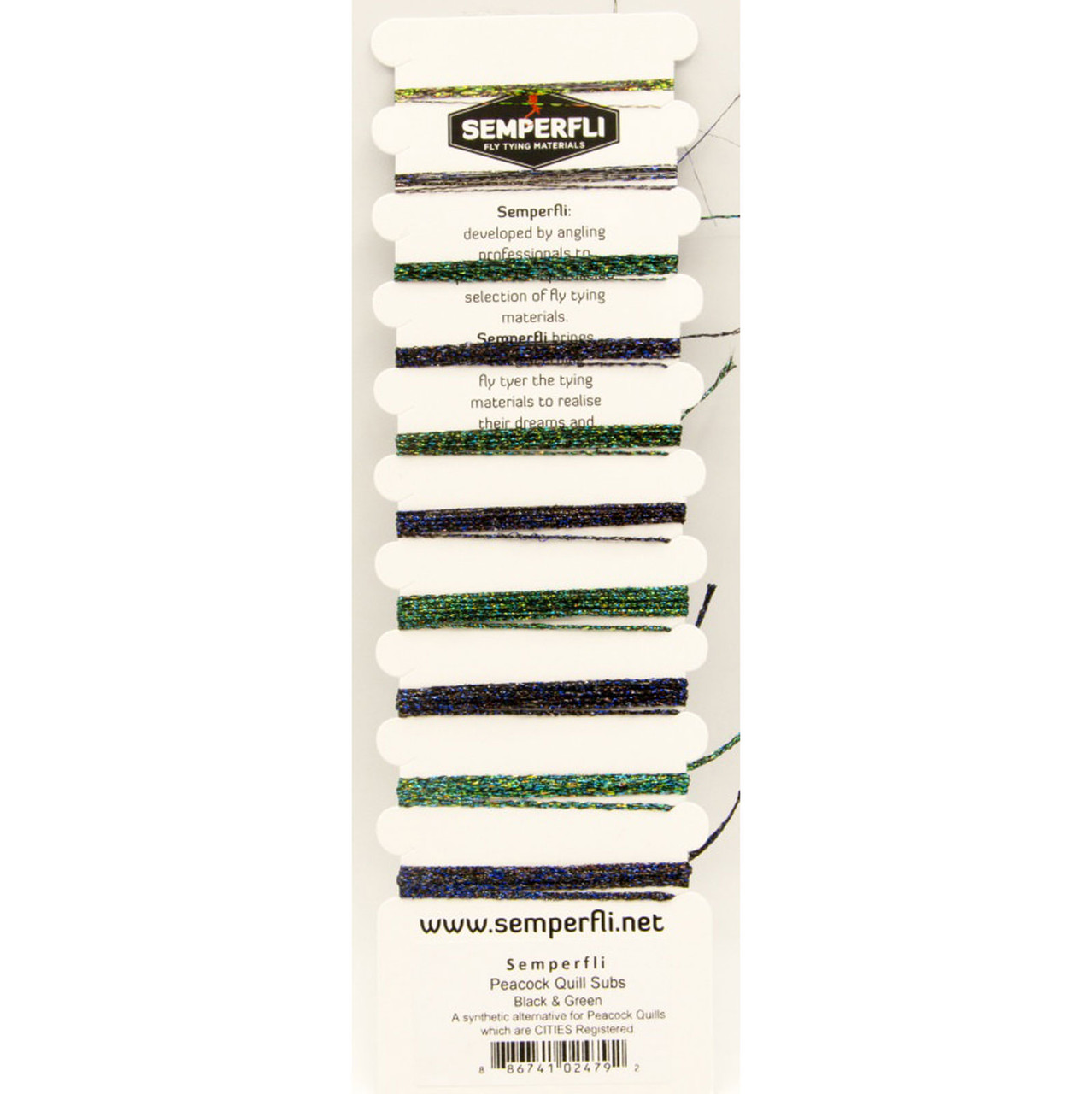 Semperfli Peacock Quill Subs