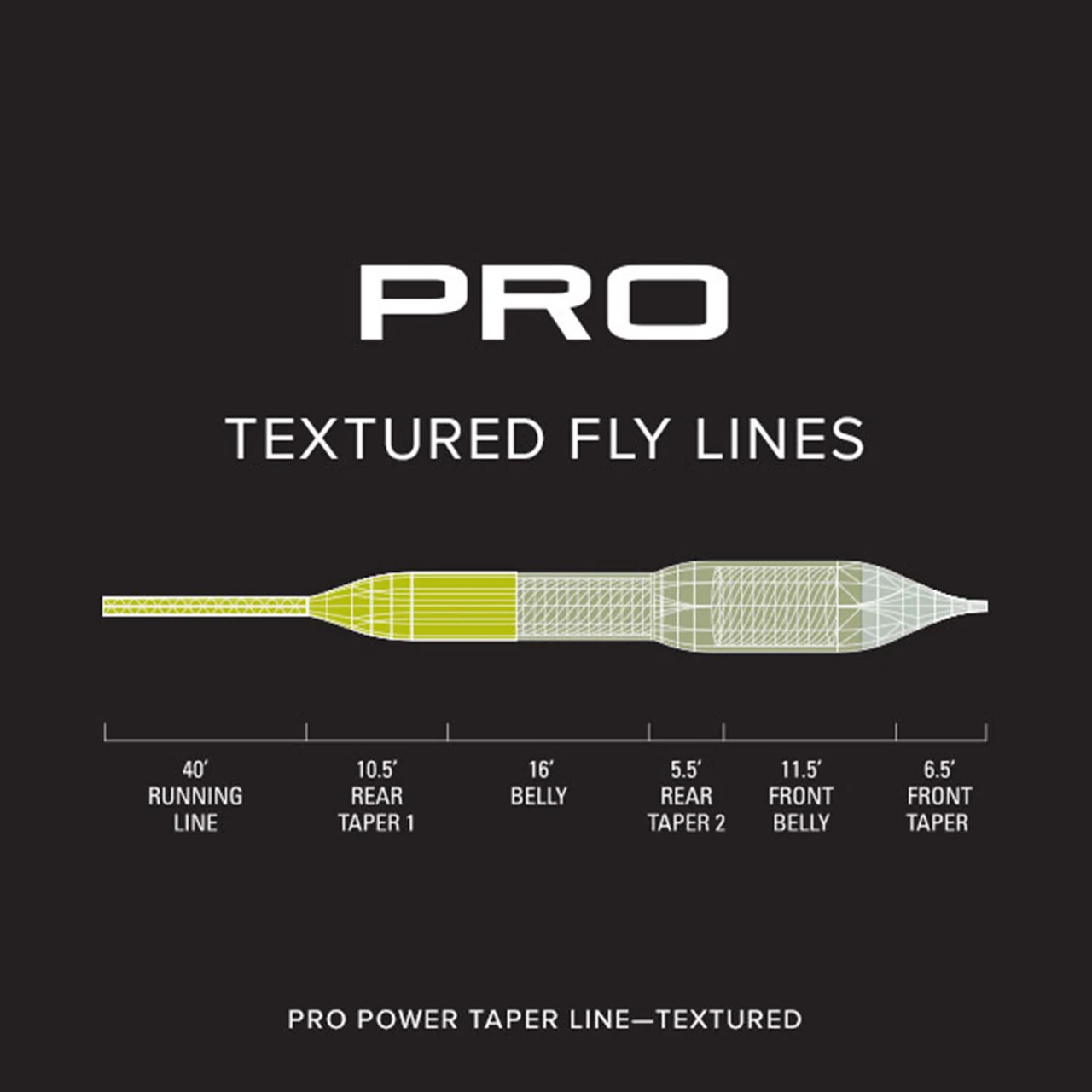 Orvis Textured Pro Power Taper Fly Line Fishing Weight Forward Floating - view 2