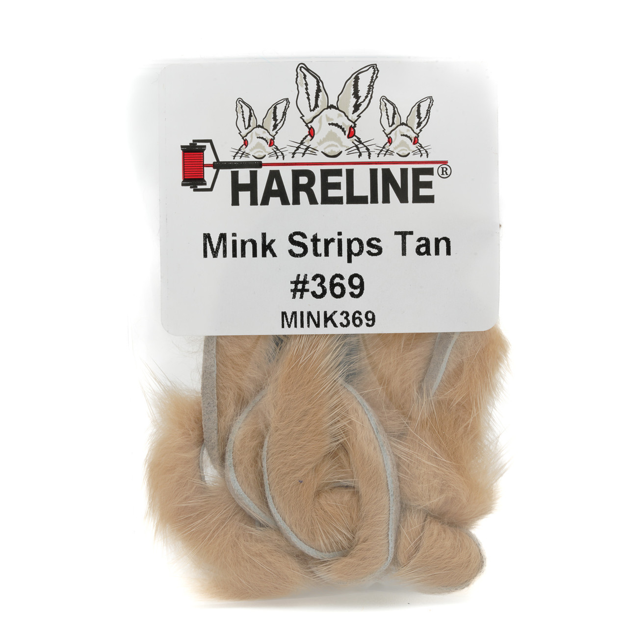 Hareline Mink Strips Tan