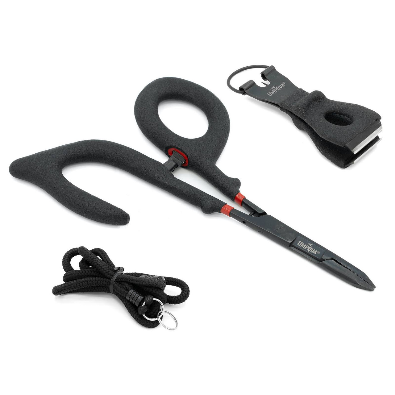 Umpqua RiverGrip PS 6 in Open Big Nip Lany Combo