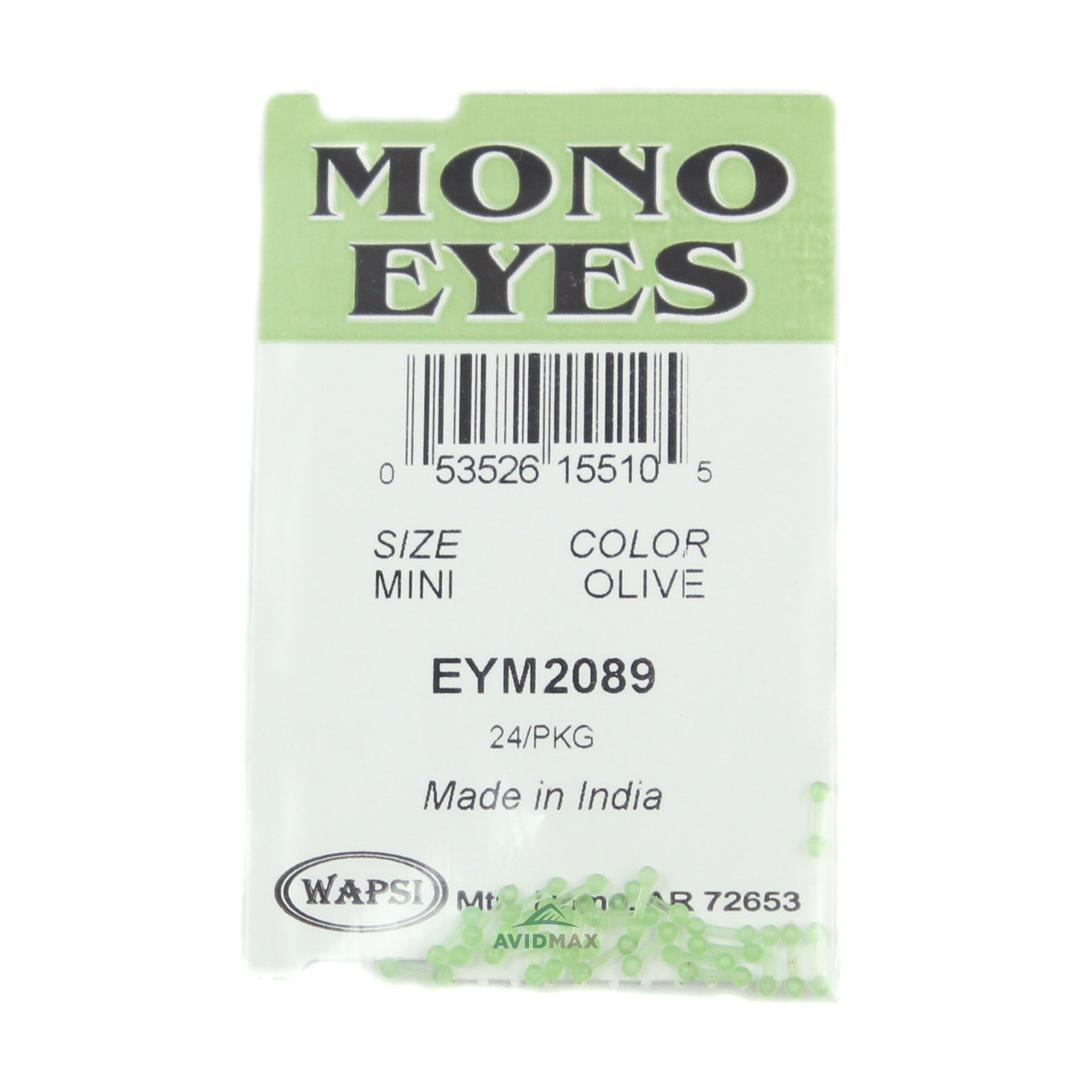 Wapsi Mono Eyes Mini (.8mm) Olive